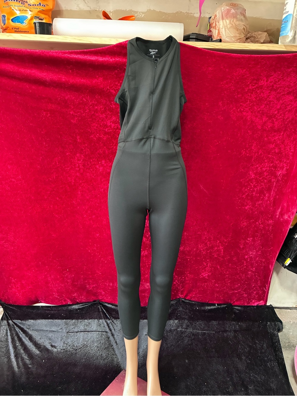 Reebok Train Bodysuit  Gym suit black Sz Small J